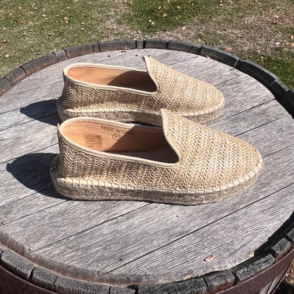 NWT La Canadienne Clay Rattan Platform Loafer - Size 8.5 - Picture 10 of 16